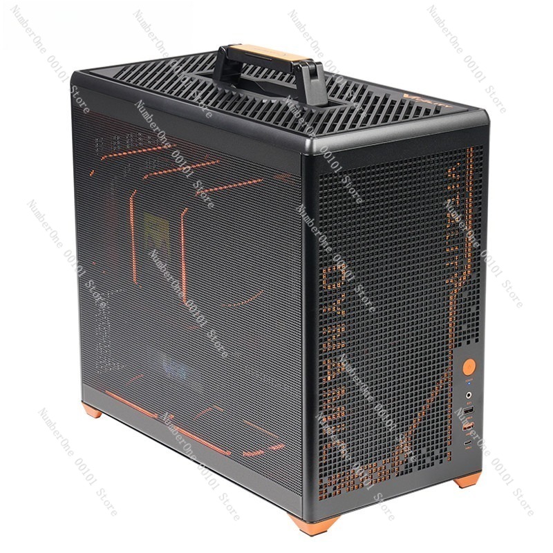 Pc Gaming Liquid - 휴대용 핸드캐리 MATX 메쉬 게이밍 PC
