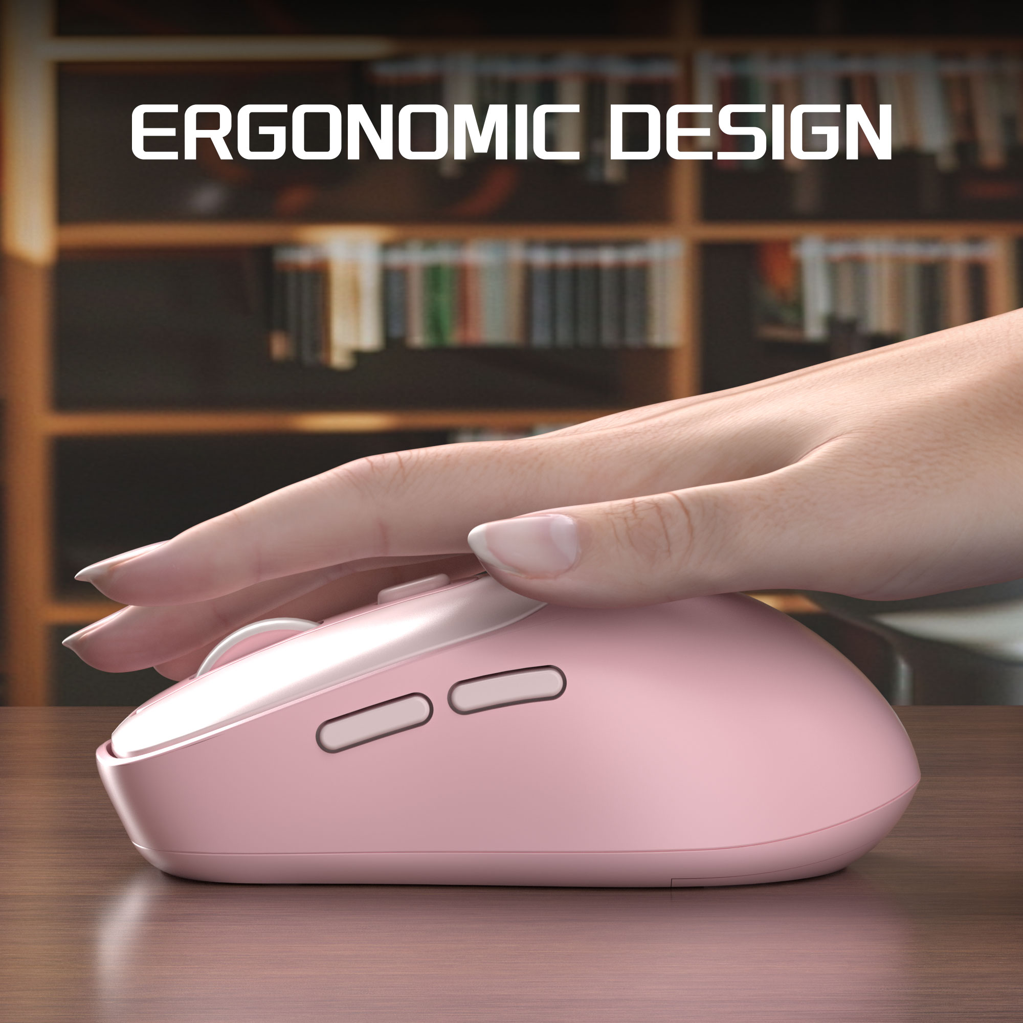 MageGee 무선 마우스 2.4Ghz USB 연결,  - Pc Gaming Pink 리뷰 및 가격