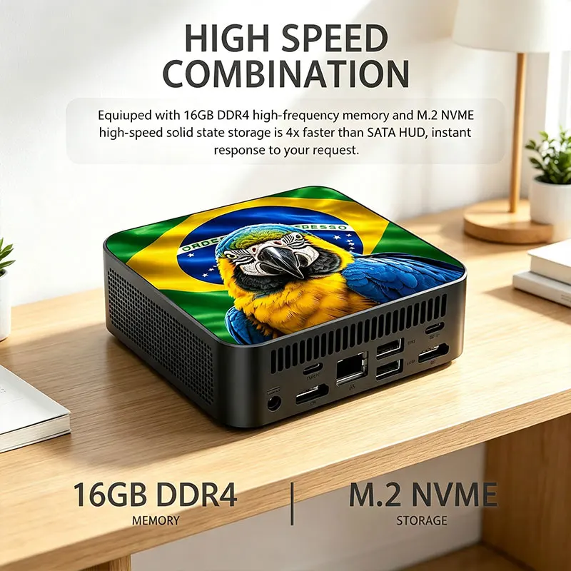 2026 멕시코 & 브라질 국기 테마 미니 PC 코어  - Pc Gaming Intel 리뷰 및 가격