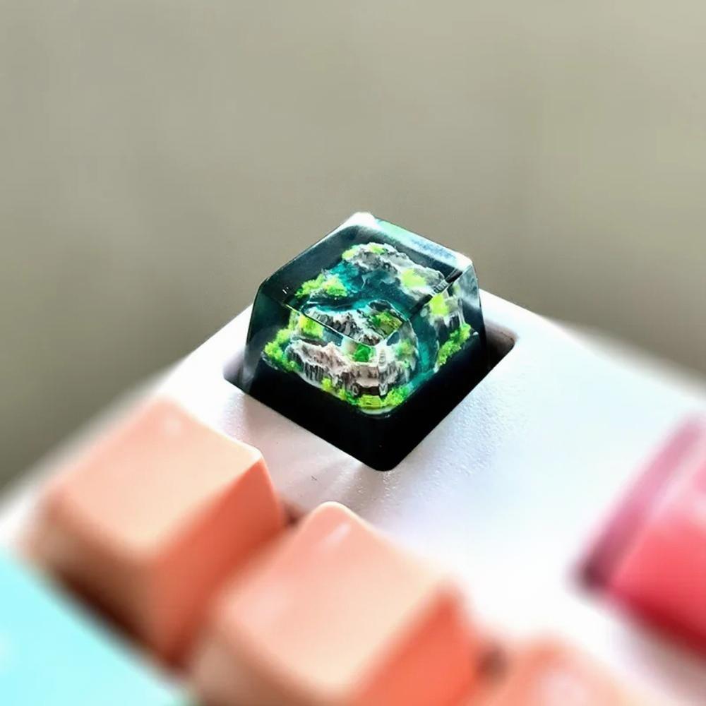 마운틴 앤 씨 아티산 레진 RGB 키캡 - 기계식 키보 - Pc Gaming Lounge 리뷰 및 가격