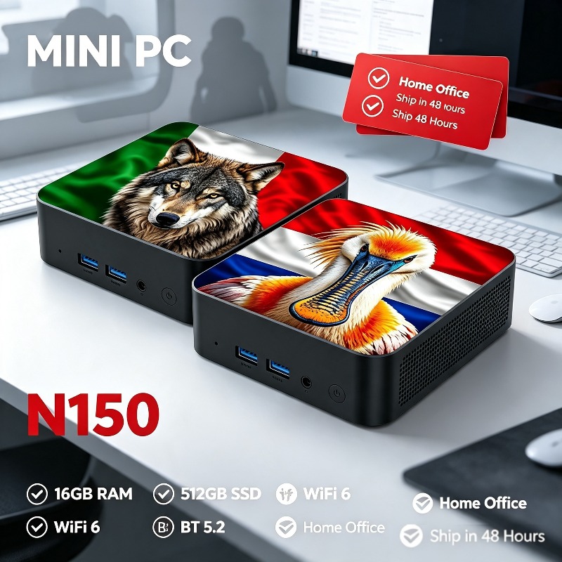 새로운 미니 PC 컴퓨터 인텔 코어 N150 16GB  - Pc Gaming Intel 리뷰 및 가격