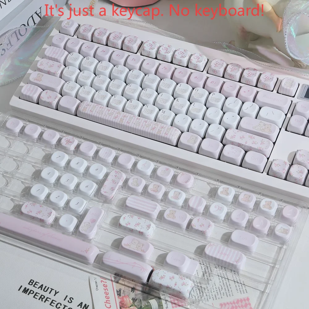 리틀 베어 플라워 캄보디아 MOA 체리 핑크 화이트 키 - Pc Gaming Pink 리뷰 및 가격